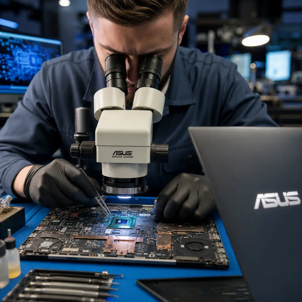 Замена видеокарты ноутбука Asus в Волжске