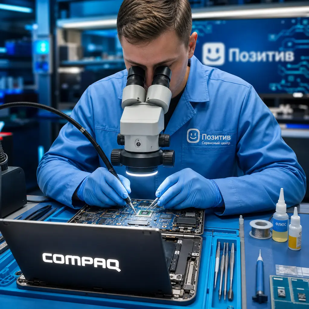 Замена видеокарты ноутбука Compaq в Волжске