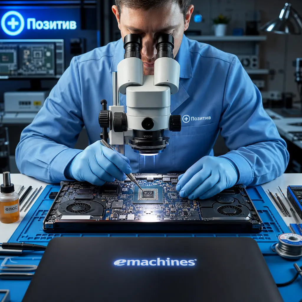 Замена видеокарты ноутбука Emachines в Волжске