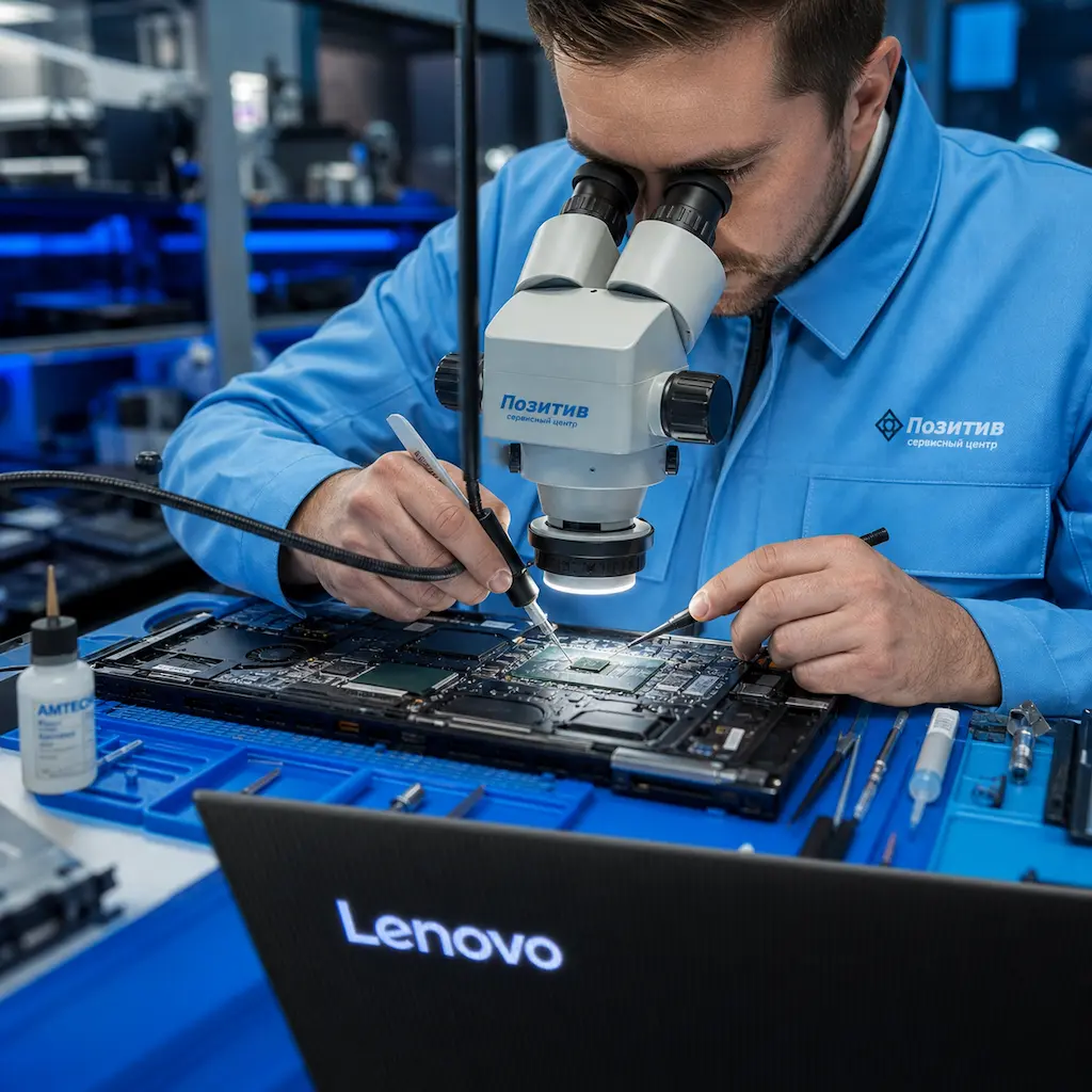 Замена видеокарты ноутбука Lenovo в Волжске