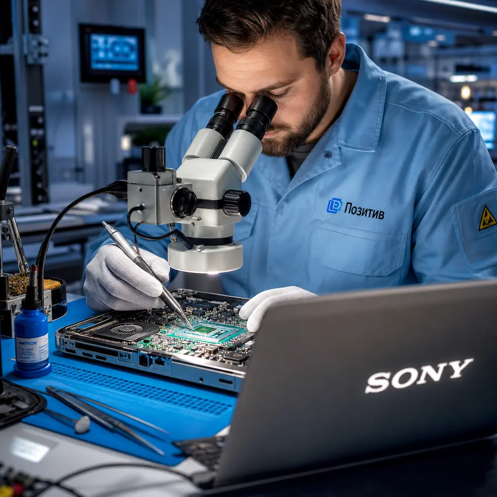 Замена видеокарты ноутбука Sony в Волжске