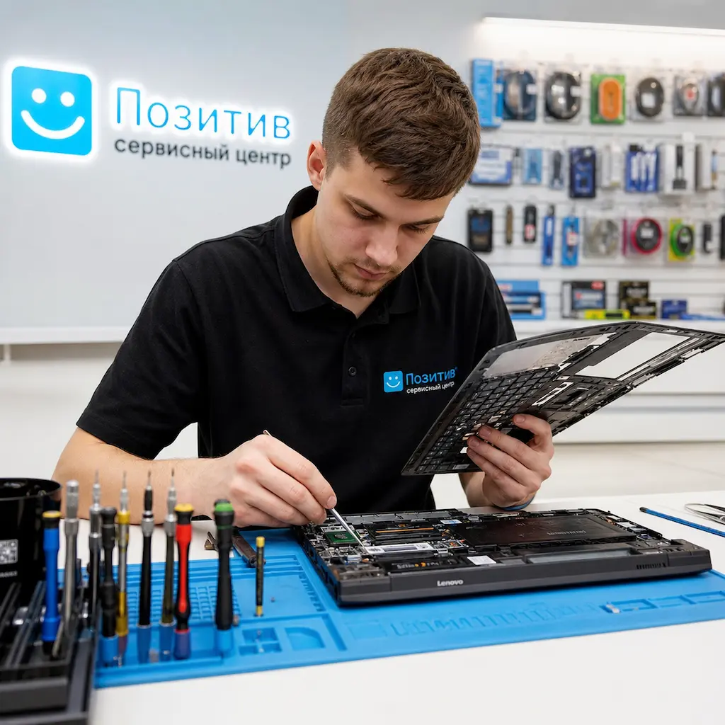 заменить клавиатуру на ноутбуке Lenovo в Волжске