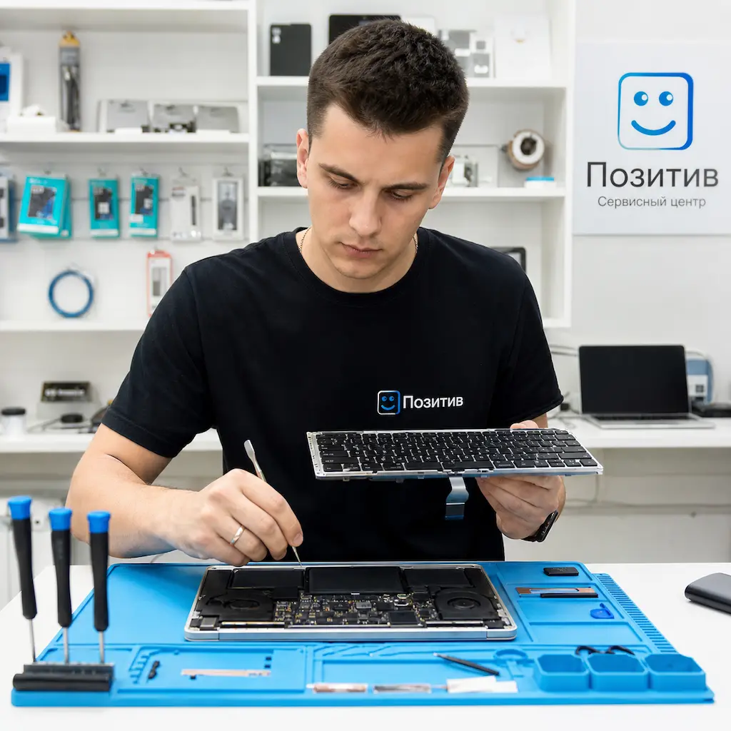 заменить клавиатуру на Apple Macbook в Волжске