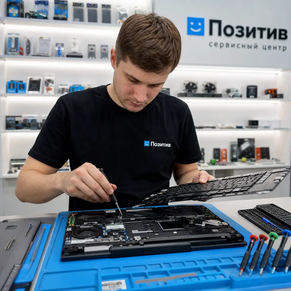 заменить клавиатуру на ноутбуке Samsung в Волжске