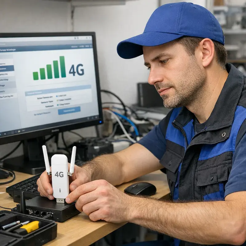 Настройка LTE модема в Волжске