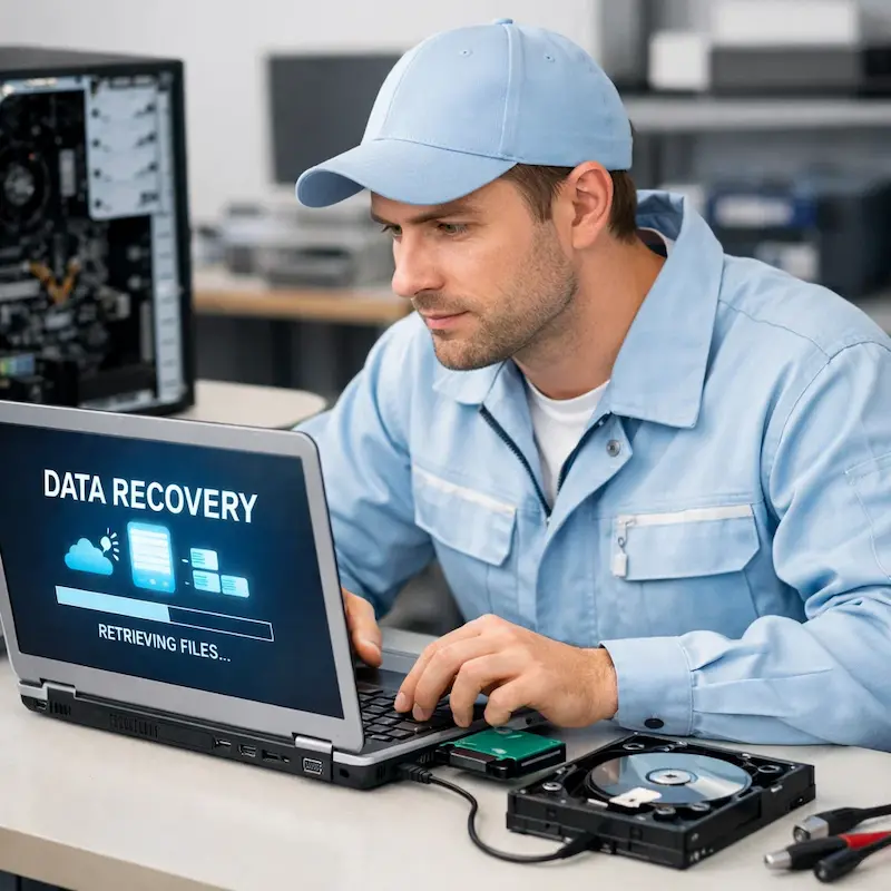 Восстановление данных и файлов в Волжске