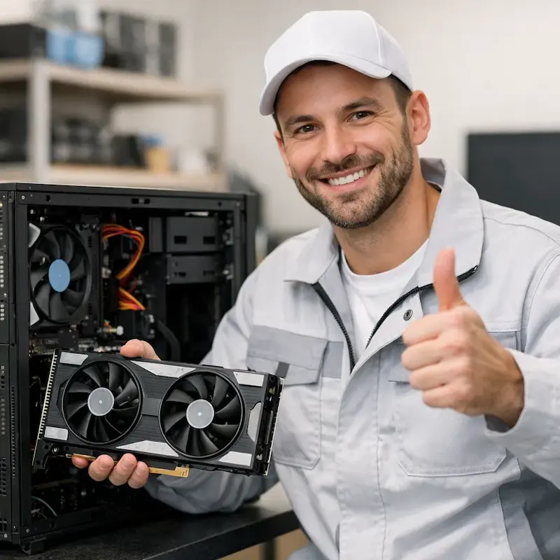 установка видеокарты на ПК в Волжске